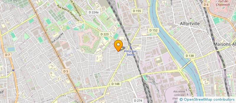 localisation de l'entreprise SAYO à VITRY-SUR-SEINE