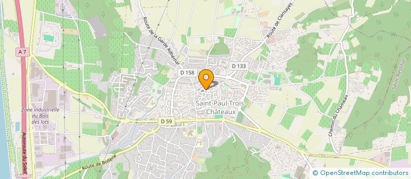 localisation de l'entreprise SAYOLS PEINTURE  SAINT-PAUL-TROIS-CHATEAUX