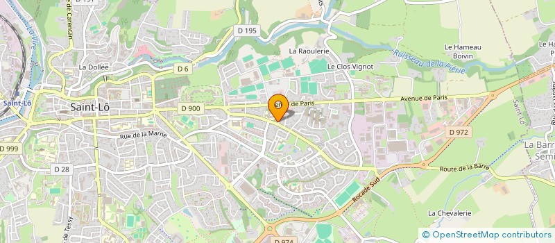 localisation de l'entreprise SAYORO  SAINT-LO