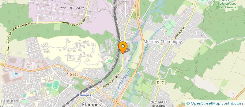 localisation de l'entreprise SAYSIM  ETAMPES