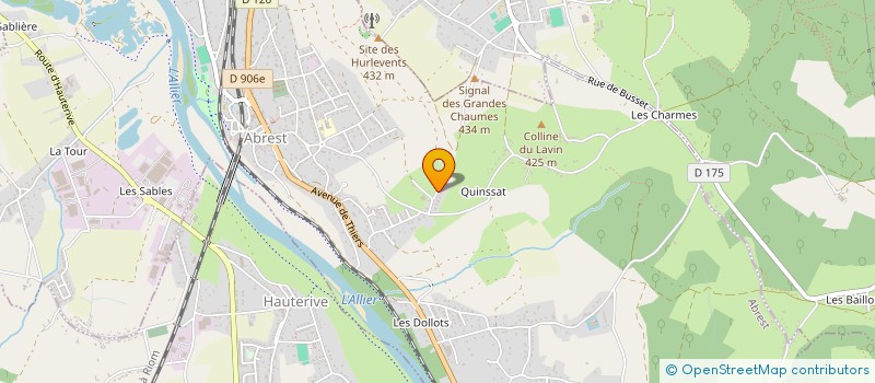 localisation de l'entreprise SAYSITEL  ABREST