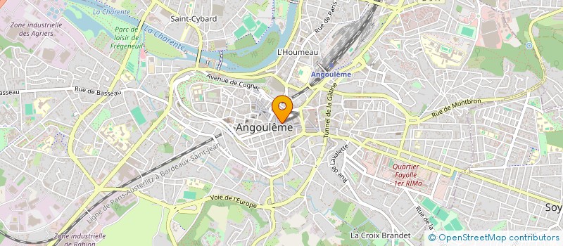 localisation de l'entreprise SAYVFOOD à ANGOULEME