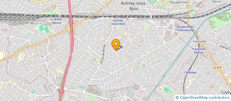 localisation de l'entreprise SAZ IMMO à AULNAY-SOUS-BOIS