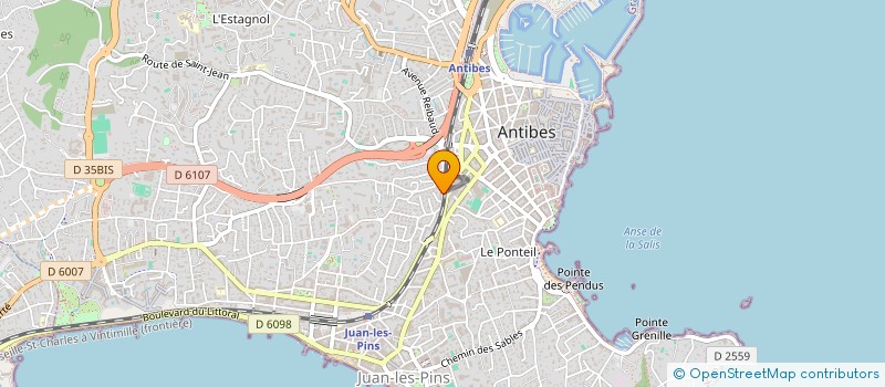 localisation de l'entreprise SAZAHIT IMMO  ANTIBES