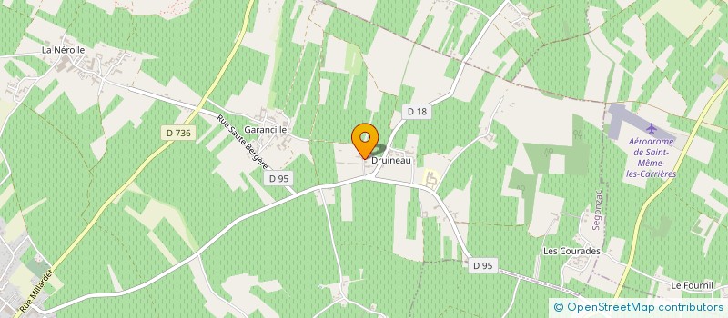 localisation de l'entreprise SAZERAC DE SEGONZAC à SEGONZAC