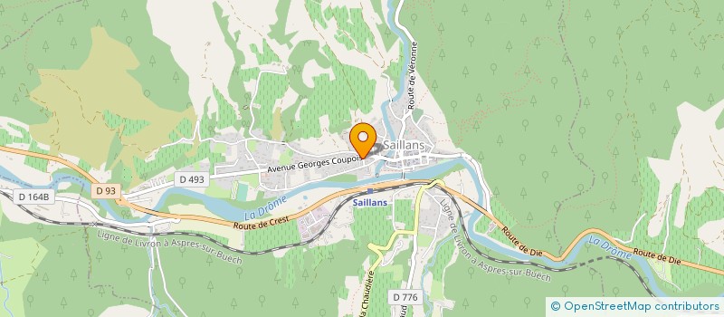 localisation de l'entreprise SAZIO PERE ET FILS à SAILLANS