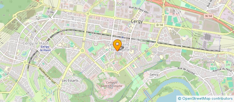 localisation de l'entreprise SAZIS SHOP à CERGY