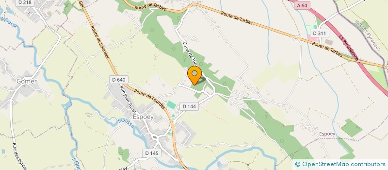 localisation de l'entreprise SAZOFE  ESPOEY