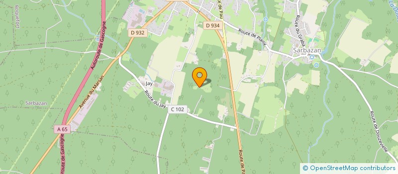 localisation de l'entreprise SAZOGA  SARBAZAN