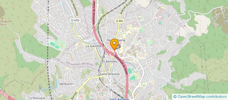 localisation de l'entreprise SB 13 à MARSEILLE