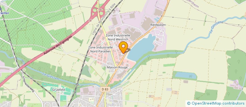 localisation de l'entreprise SB 2 à SELESTAT