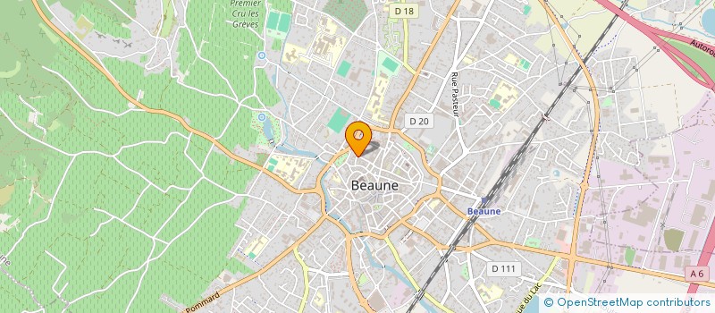 localisation de l'entreprise SB 21 à BEAUNE