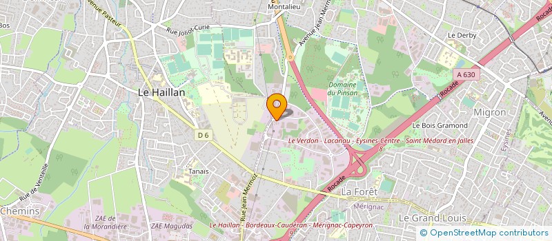 localisation de l'entreprise SB à EYSINES