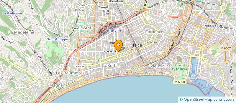 localisation de l'entreprise SB à NICE