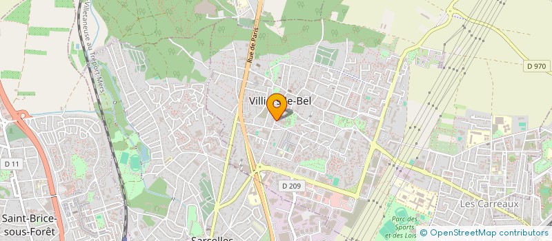 localisation de l'entreprise SB 786  VILLIERS-LE-BEL