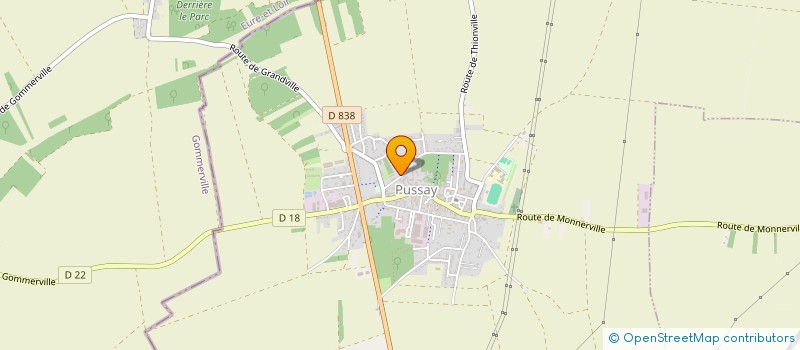 localisation de l'entreprise SB  PUSSAY