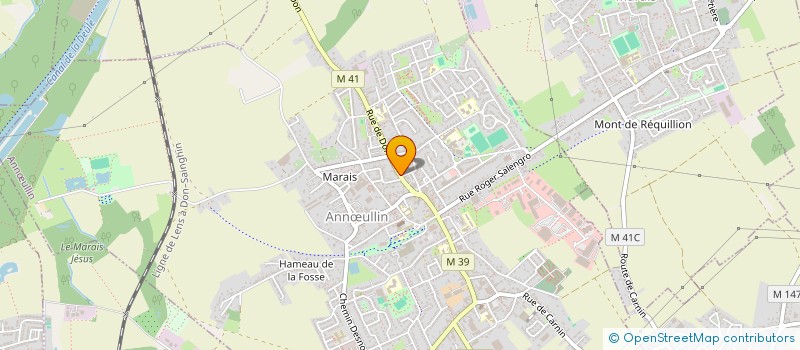 localisation de l'entreprise SB  ANNULLIN