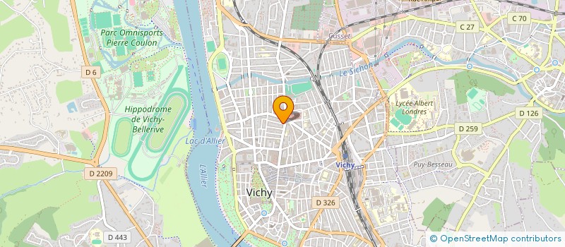localisation de l'entreprise SB à VICHY