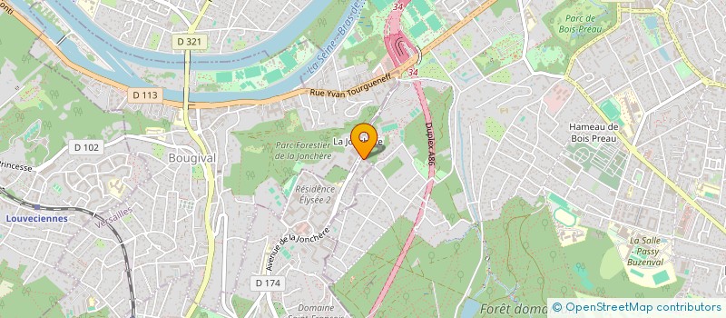 localisation de l'entreprise SB ADMIN SUPPORT  LA CELLE-SAINT-CLOUD