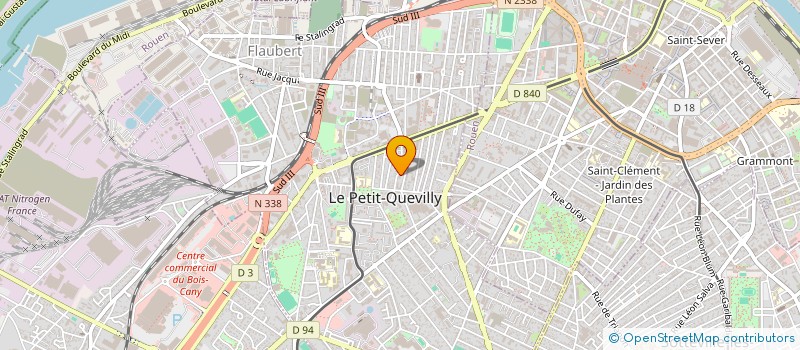 localisation de l'entreprise SB ALTERNANCE à LE PETIT-QUEVILLY