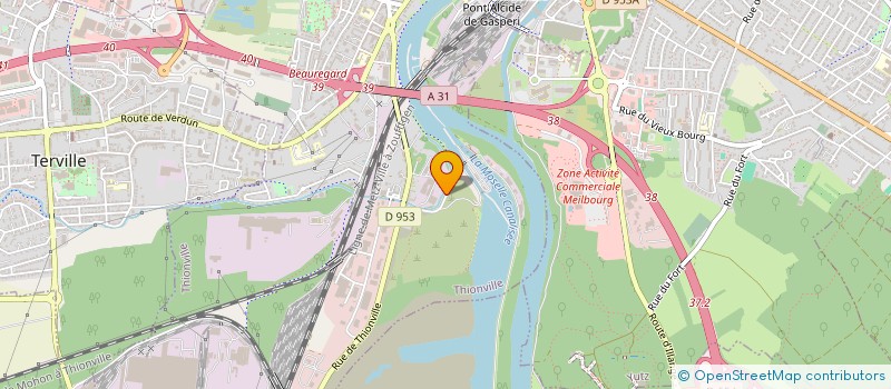 localisation de l'entreprise SB AND CO  THIONVILLE