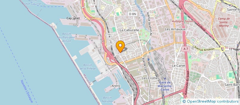 localisation de l'entreprise SB AUTO à MARSEILLE