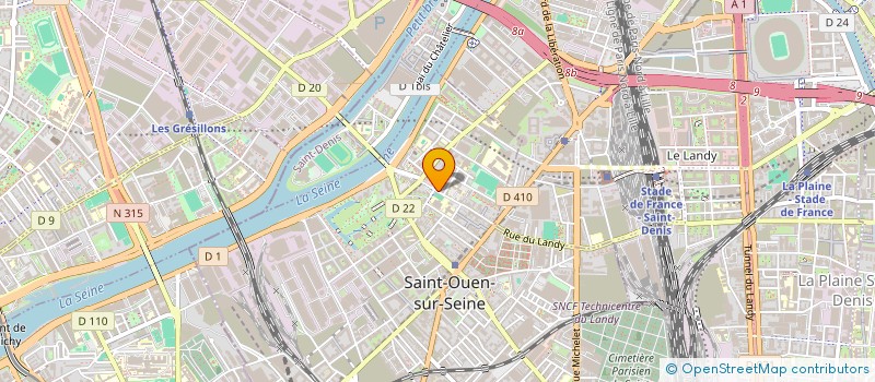 localisation de l'entreprise SB AUTO à SAINT-OUEN-SUR-SEINE