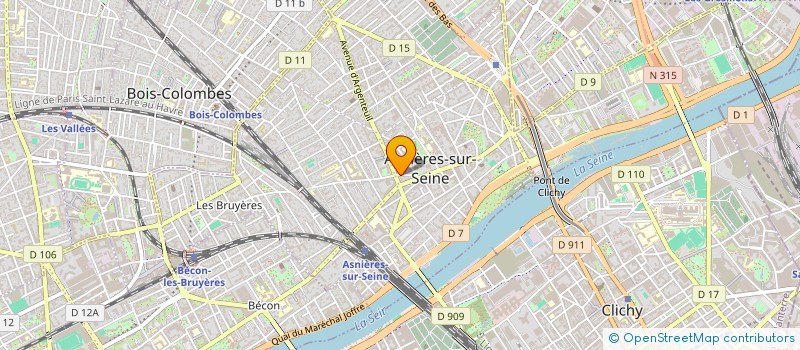 localisation de l'entreprise SB AUTO EXPORT  ASNIERES-SUR-SEINE