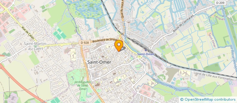 localisation de l'entreprise SB AUTOMBILES  SAINT-OMER