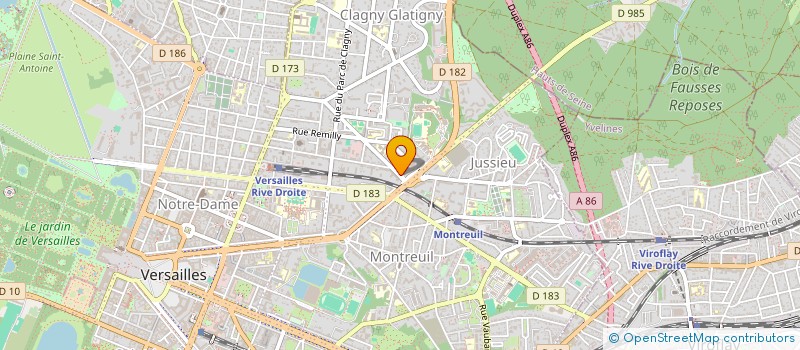 localisation de l'entreprise SB AVENUE à VERSAILLES