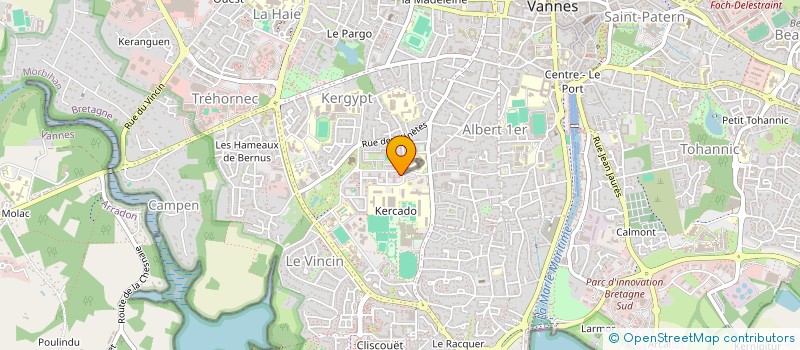 localisation de l'entreprise SB BATI à VANNES