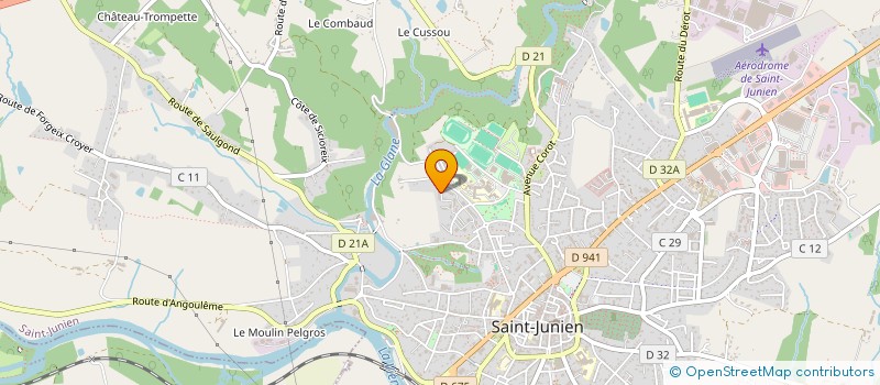 localisation de l'entreprise SB BATIMENT GENERALE  SAINT JUNIEN