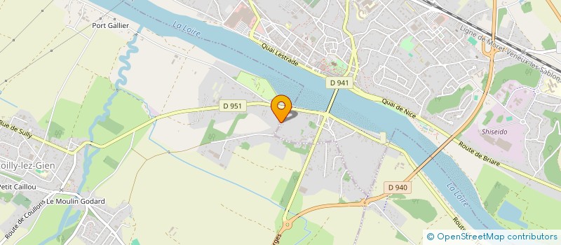 localisation de l'entreprise SB CAR  LA CELLE-SUR-LOIRE