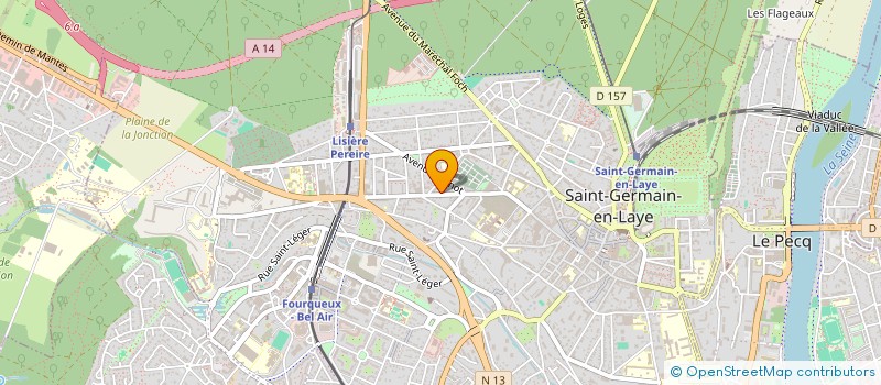 localisation de l'entreprise SB CARE à SAINT-GERMAIN-EN-LAYE