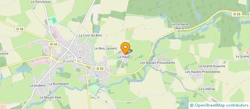 localisation de l'entreprise SB CARRELAGE FAIENCE à RIAILLE