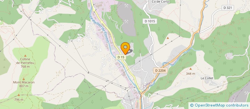 localisation de l'entreprise SB CLIMATISATION à CONTES