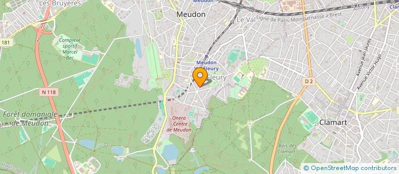 localisation de l'entreprise SB COIFFURE  MEUDON