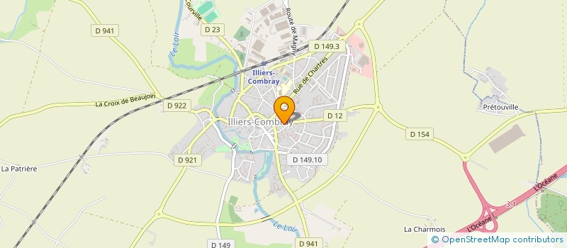 localisation de l'entreprise SB.COM à SANDARVILLE