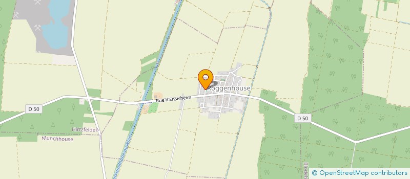 localisation de l'entreprise SB CONCEPT  ROGGENHOUSE