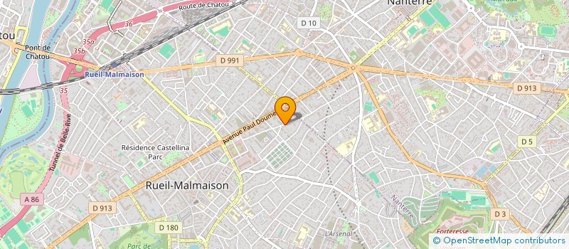 localisation de l'entreprise SB CONSEIL à RUEIL-MALMAISON