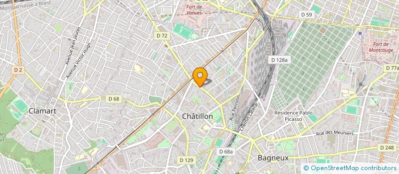 localisation de l'entreprise SB CONSEIL & PROMOTION  CHATILLON