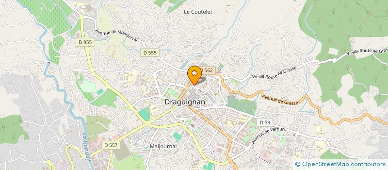 localisation de l'entreprise SB CONSEILS  DRAGUIGNAN