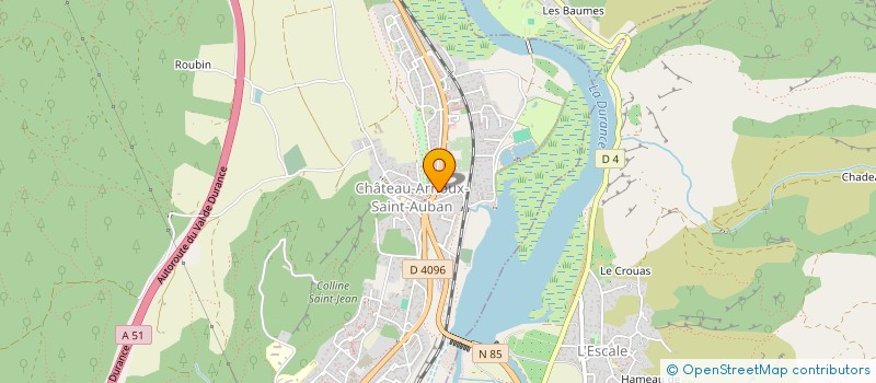 localisation de l'entreprise SB CONSEILS  CHATEAU ARNOUX SAINT AUBAN