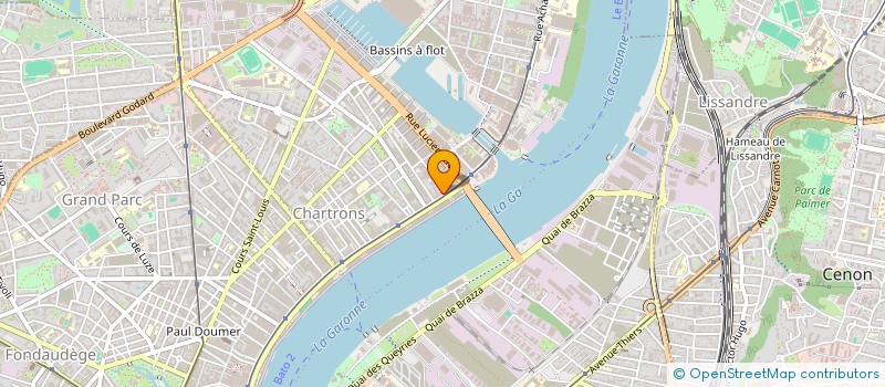 localisation de l'entreprise SB CONSEILS  BORDEAUX