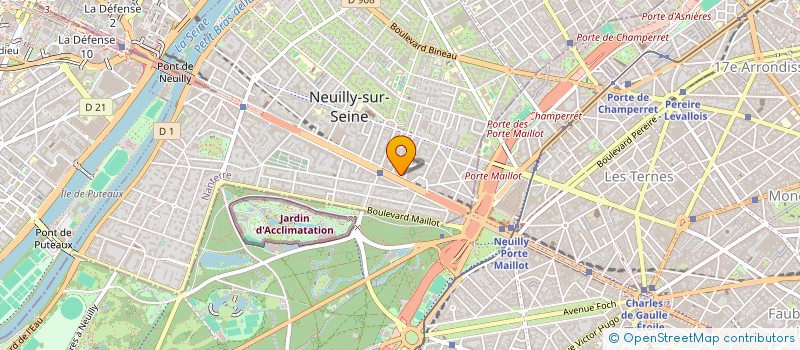 localisation de l'entreprise SB CONSEILS à NEUILLY-SUR-SEINE