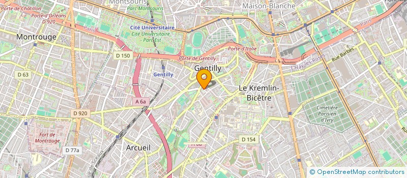 localisation de l'entreprise SB CONSEILS  GENTILLY