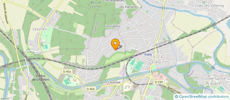 localisation de l'entreprise SB CONSTRUCTION ET CONCEPT à COUPVRAY