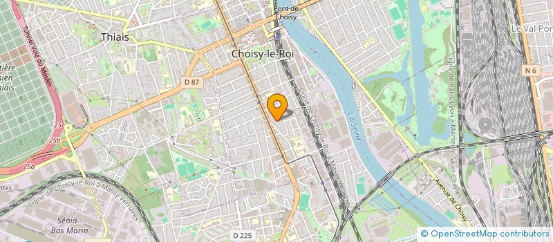 localisation de l'entreprise SB CONSULTING à CHOISY-LE-ROI