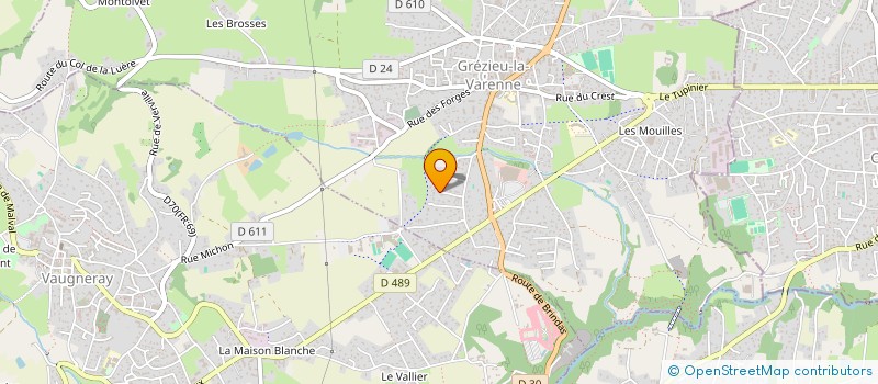 localisation de l'entreprise SB CONSULTING  GREZIEU-LA-VARENNE