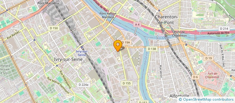 localisation de l'entreprise SB CONSULTING  IVRY-SUR-SEINE